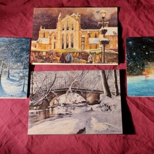 Northumberland Christmas cards by artist, Philip Oliver